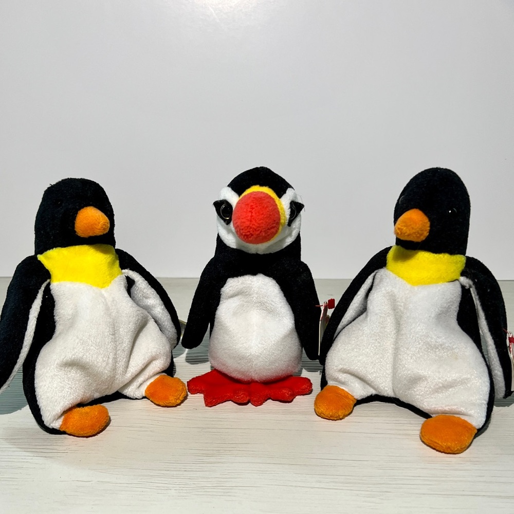Arctic Beanies! 3 Ty Beanie Babies